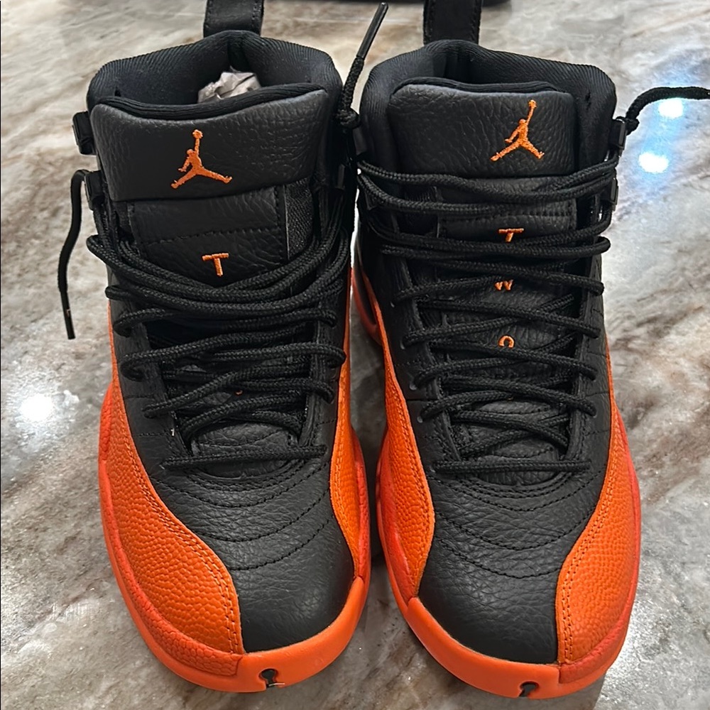 Jordan Athletic Shoes - Black and Orange